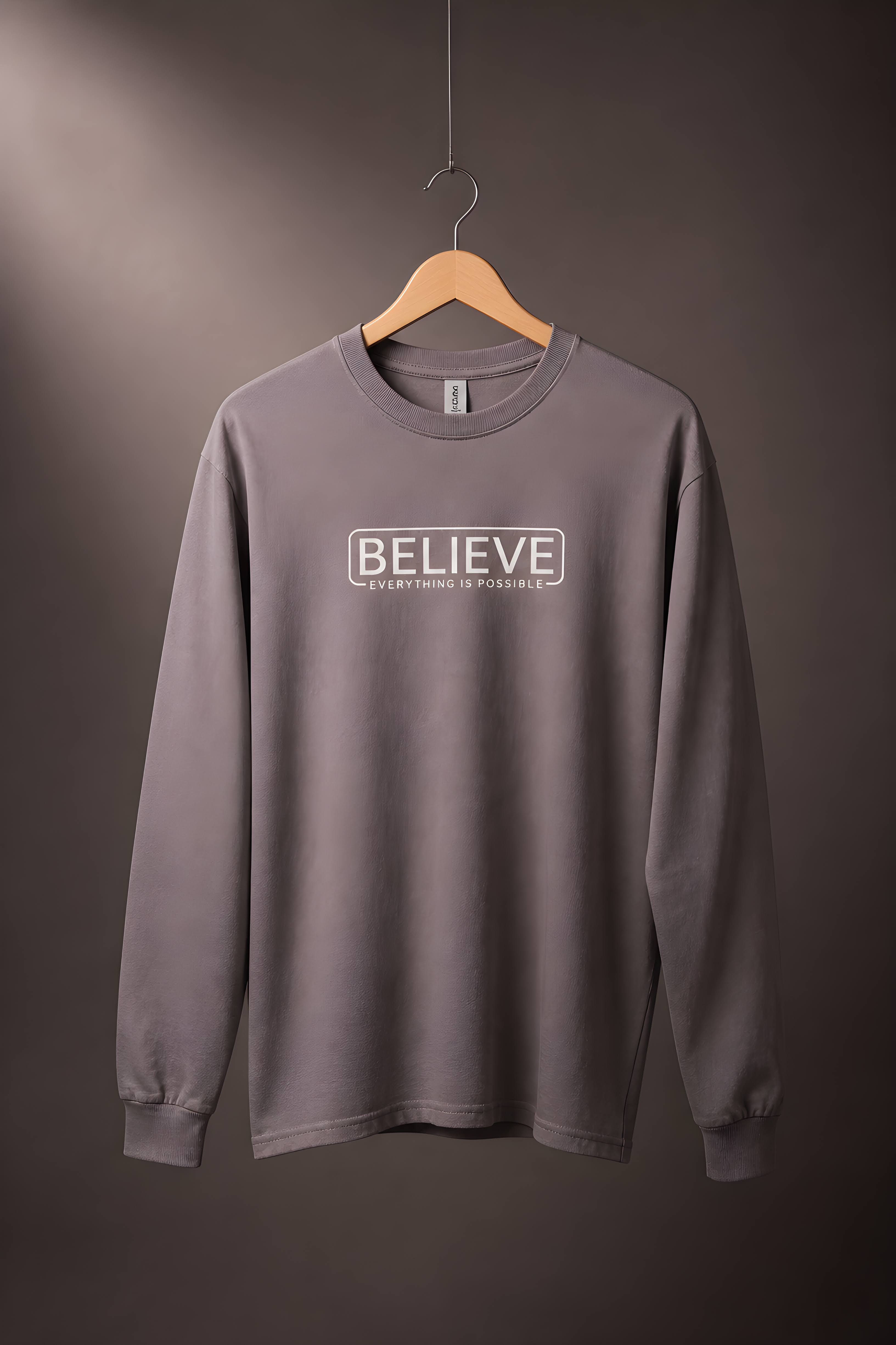 FG0004_ Regular Fit Printed Long sleave Tee _Charcoal Gray_ G2400 205