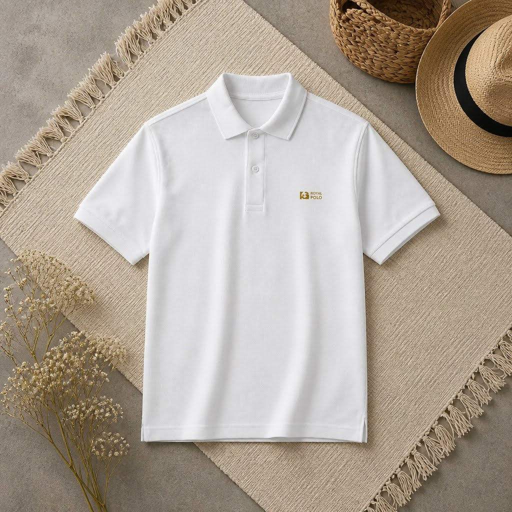 FG0005_ Regular Fit POLO shirt _White_ G8800 200