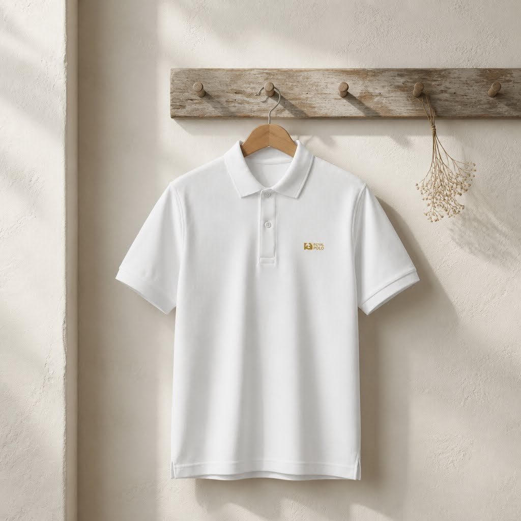 FG0005_ Regular Fit POLO shirt _White_ G8800 200