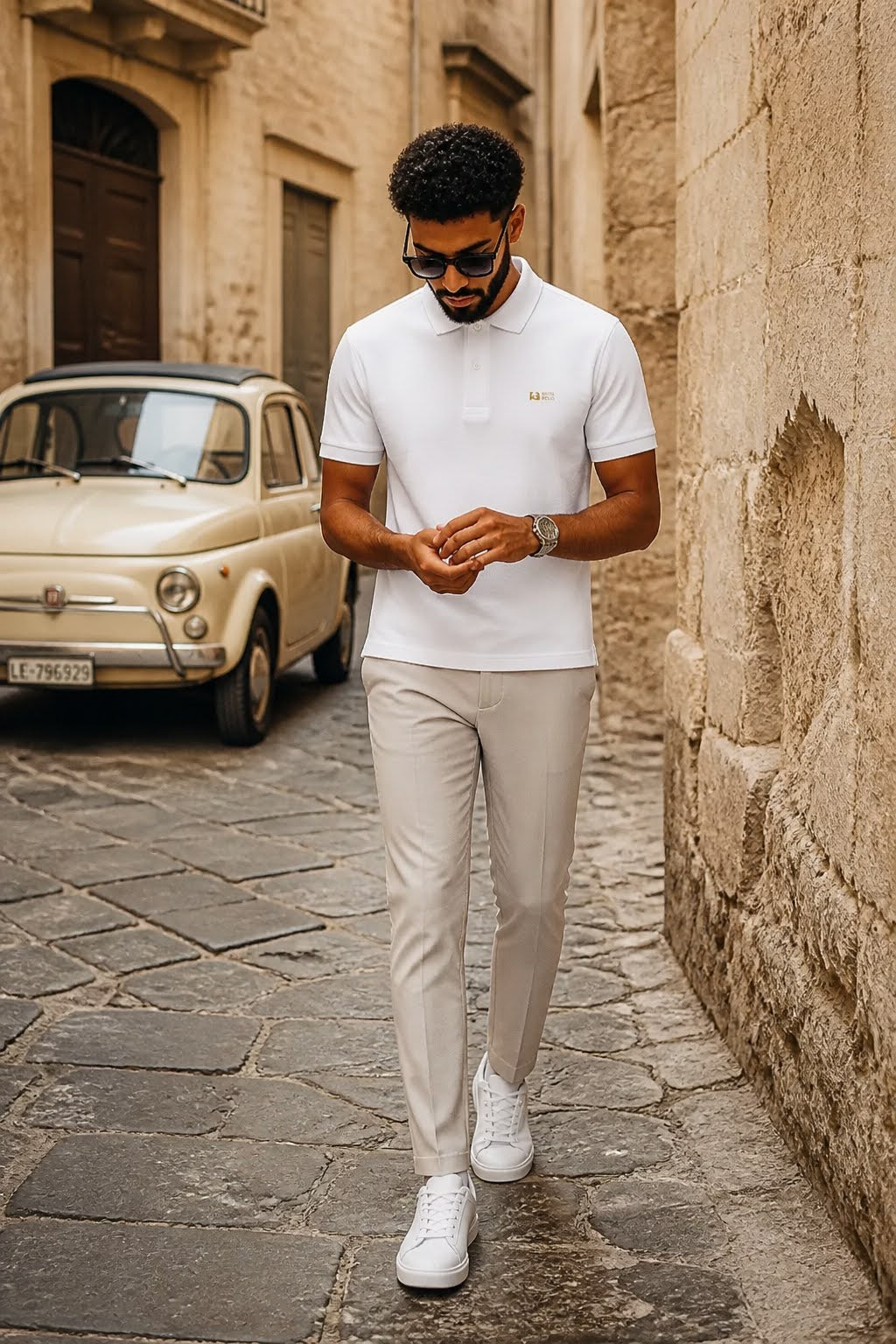 FG0005_ Regular Fit POLO shirt _White_ G8800 200