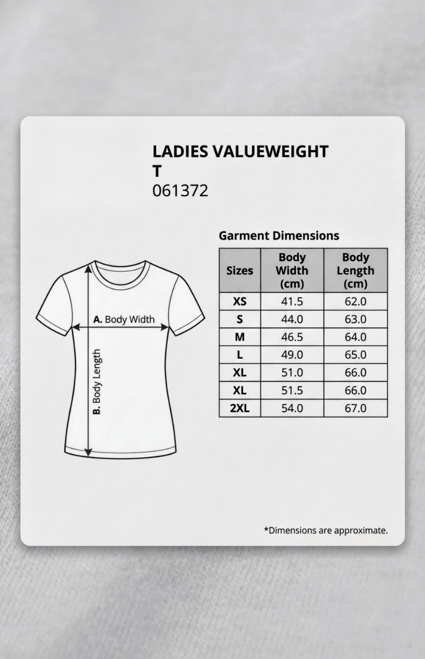 FG0001_ Regular Fit Printed Ladies Tee _Fuchsia_ FotL Open End 165