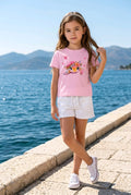 FG0008_ Regular Fit Printed Kids Tee -Light Pink_ FotL  165