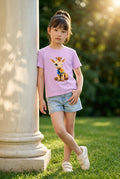 FG0009_ Regular Fit Printed Kids Tee -Light Pink_ FotL  165