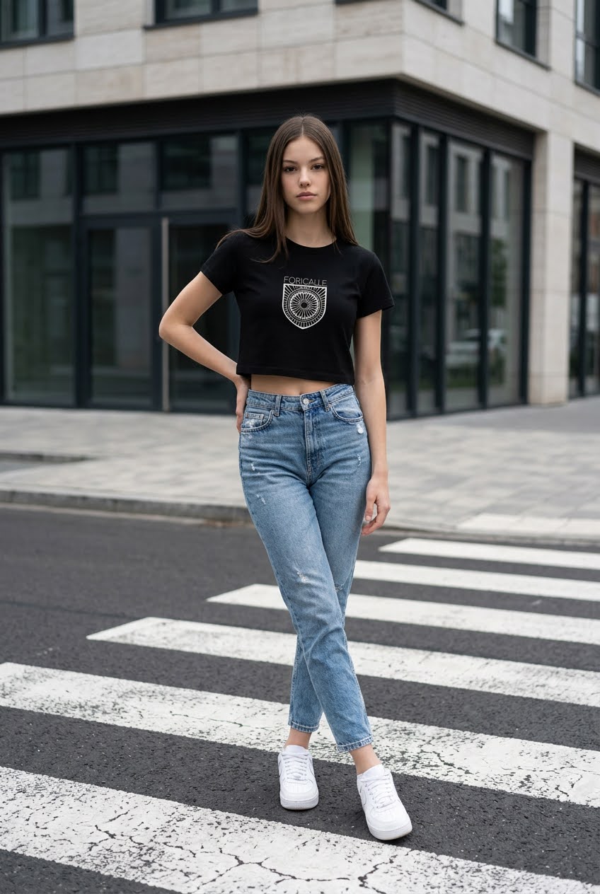 Premium Combed 220 Cropped Baby Tee Ladies_CRBT600L_FG0011