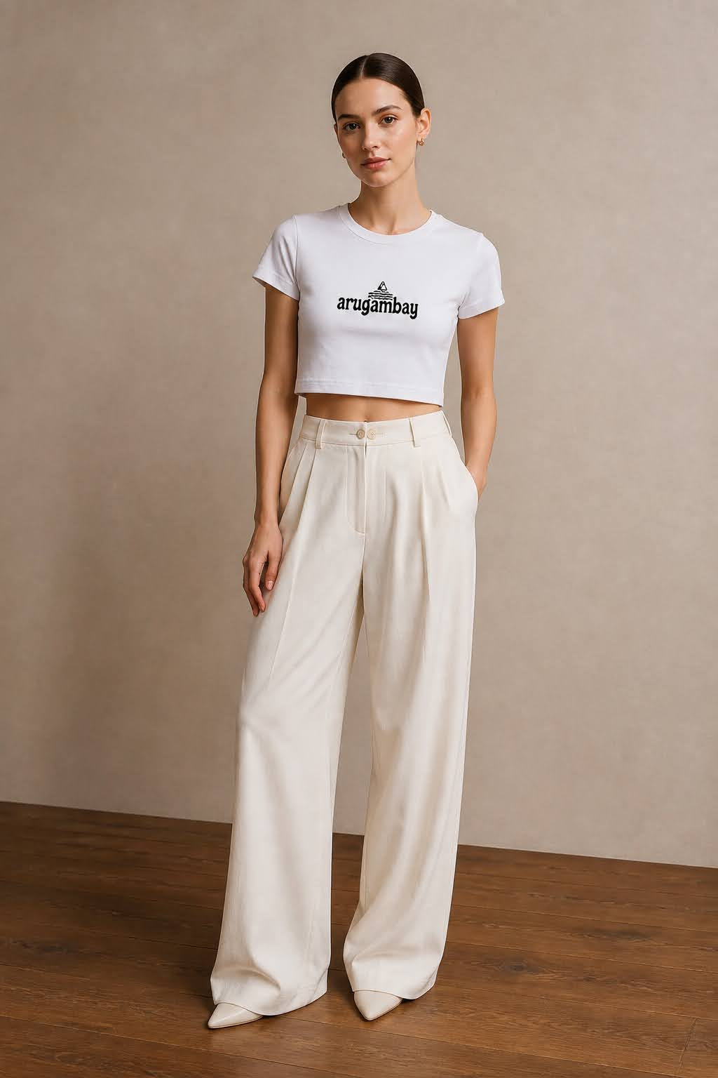 Premium Combed 220 Cropped Baby Tee Ladies_CRBT600L_FG0011