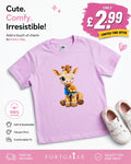 FG0009_ Regular Fit Printed Kids Tee -Light Pink_ FotL  165
