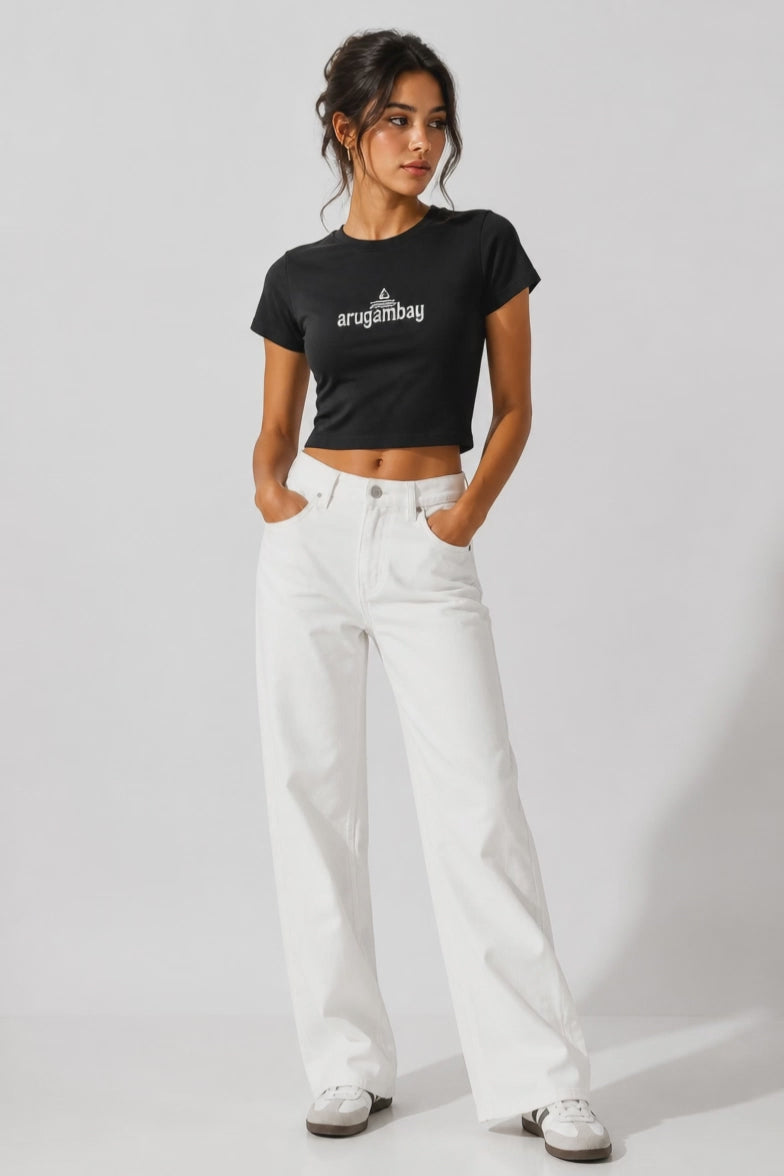 Premium Combed 220 Cropped Baby Tee Ladies_CRBT600L_FG0011